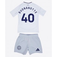 Camiseta Leicester City Facundo Buonanotte #40 Tercera Equipación Replica 2024-25 para niños mangas cortas (+ Pantalones cortos)